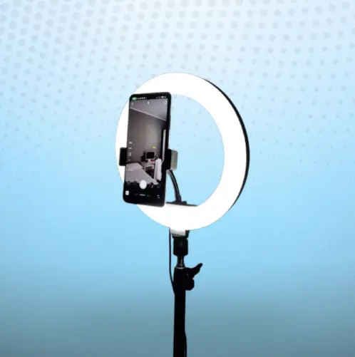 Trépied téléphone Soft ring light